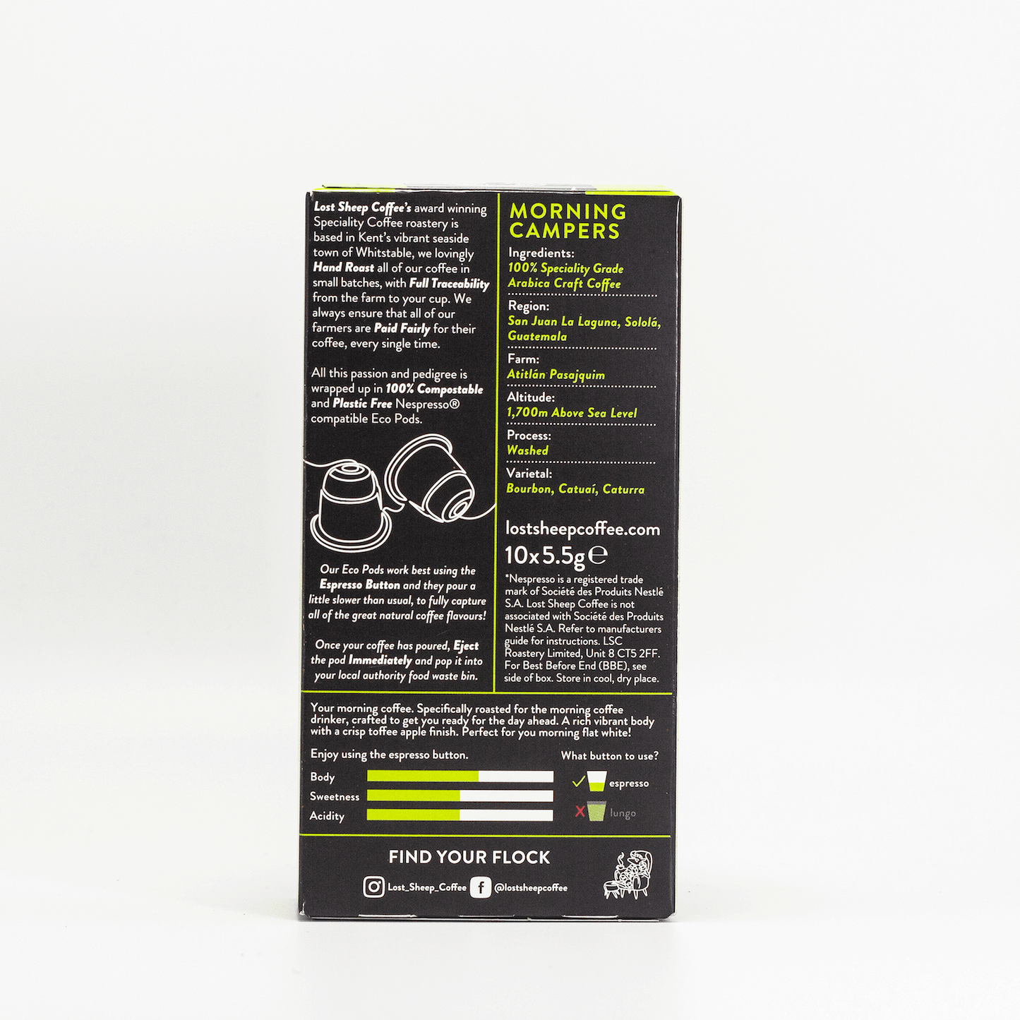 Lost Sheep Coffee Morning Campers eco pods