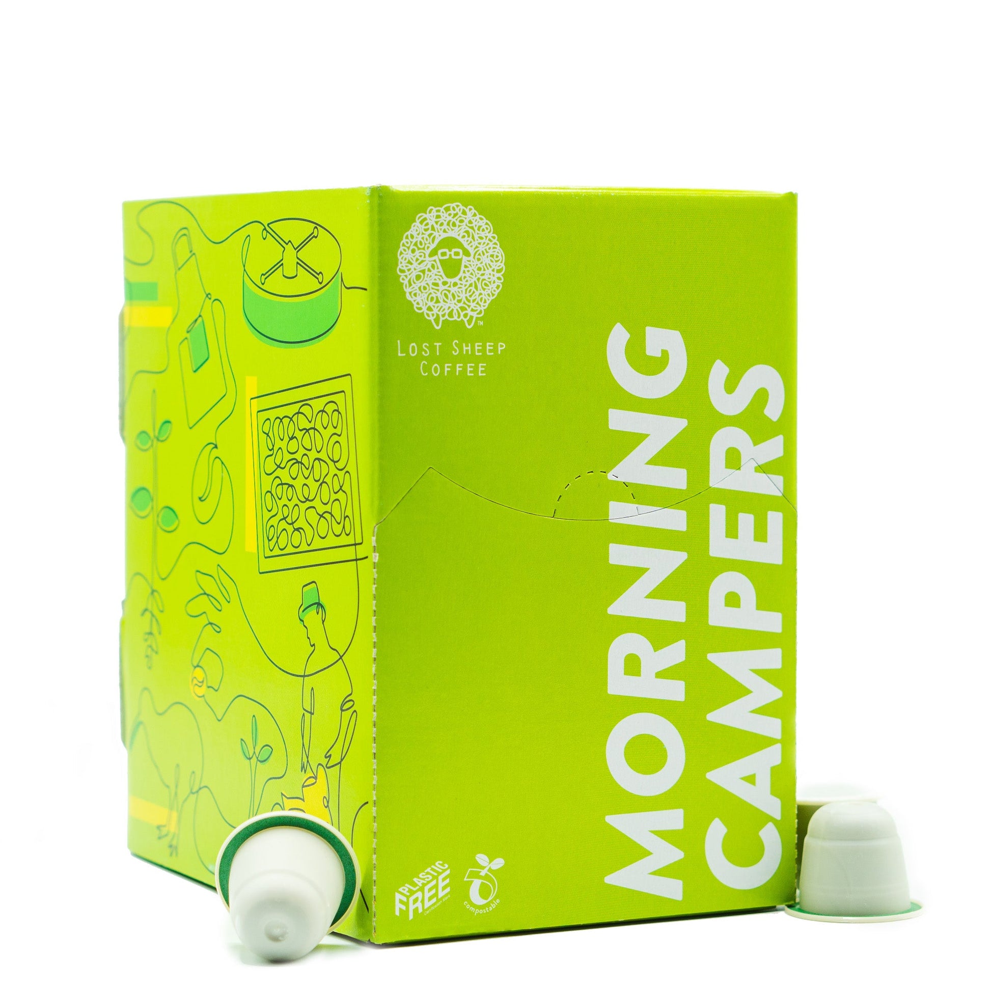 Lost Sheep Coffee Morning Campers eco pods