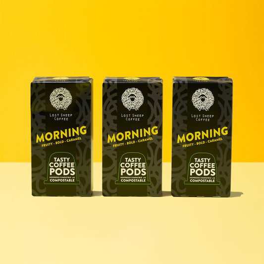 Lost Sheep Coffee morning campers pods