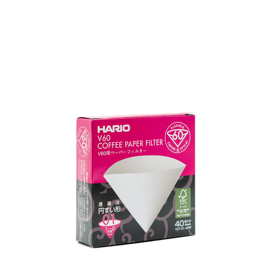 V60 Coffee Filter Papers in packaging