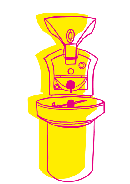 Lost Sheep Coffee grinder logo